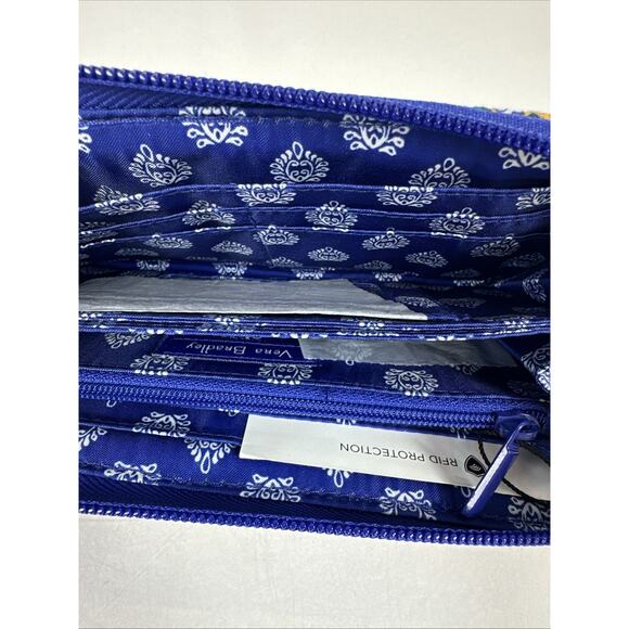 NWT Vera Bradley Romantic Paisley Iconic RFID Accordion Wrislet Wallet - Picture 8 of 10